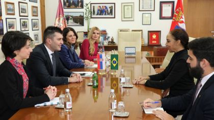 Министар Зоран Ђорђевић разговарао са амбасадорком Бразила