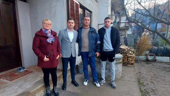 Дејан Антић посетио породицу Ненада Филиповића борца са Кошара
