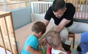 Министар Ђорђевић обишао напуштено дете из Вишњице