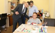 Министар Ђорђевић посетио радионицу „Звуци срца“