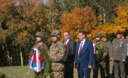 Положени венци и одата почаст   цивилима и војницима палим у  Другом светском рату у Пожаревцу