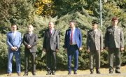Положени венци и одата почаст   цивилима и војницима палим у  Другом светском рату у Пожаревцу