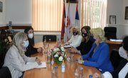 Кисић Тепавчевић са директоркама 8 центара за социјални рад са територије Јужног Баната