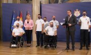 Параолимпијцима свечано уручена државна застава за Параолимпијске игре у Токију