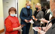 Обиласку Геронтолошлог центра присуствовала је и помоћница у Сектору за заштиту особа са инвалидитетом Биљана Барошевић.
