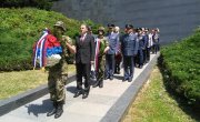 Положени венци на Споменик совјетским ратним ветеранима на Авали поводом Дана победе над фашизмом у Другом светском рату