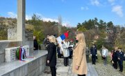 Обележен Дан примирја у Првом светском  рату на Српском војничком гробљу у Битољу 