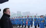 Обележавање Међународног дана сећања на жртве Холокауста,  Старо сајмиште,  Споменик жртава геноцида у Другом светском рату,  говор министра за рад,запошљавање,борачка и социјална питања Николе Селаковића   
