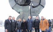 Обележавање Међународног дана сећања на жртве Холокауста,  Старо сајмиште,  Споменик жртава геноцида у Другом светском рату,  говор министра за рад,запошљавање,борачка и социјална питања Николе Селаковића   