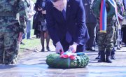 Говор министра за рад, запошљавање, борачка и социјална питања Николе Селаковића поводом обележавања 78 година од пробоја Сремског фронта (Спомен комплекс „Сремски фронт“, Адашевци код Шида)