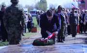 Говор министра за рад, запошљавање, борачка и социјална питања Николе Селаковића поводом обележавања 78 година од пробоја Сремског фронта (Спомен комплекс „Сремски фронт“, Адашевци код Шида)