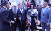 Министар Селаковић на откривању споменика патријарху Иринеју у Нишу