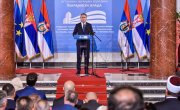 Говор министра за рад, запошљавање, борачка и социјална питања Николе Селаковића на свечаној академији поводом обележавања 175. годишњице Мајске скупштине, Нови Сад