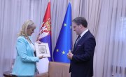Министар Селаковић на састанку председницом Скупштине главног града Подгорице