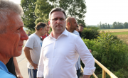 Министар Селаковић обишао поплављена подручја у општинама Дољевац и Смедеревска Паланка