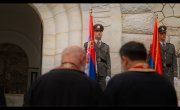Говор министра Николе Селаковића  након одавања почасти и полагања венаца  код Спомен костурнице на острву Видо, поводом  обележавања 107. годишњице искрцавања српске војске на Јонска острва Крф и Видо