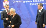 Министар Селаковић данас у Медвеђи доделио прве групне Борачке споменице