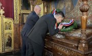 Дејан Антић положио венац на кивот Светог краља Милутина у храму Св. Недеље у Софији
