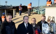 Министар Селаковић обишао радове на реконструкцији објекта  „Стационар“ у Звечанској