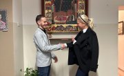 Барошевић на јавном часу знаковног српског језика у школи за оштећене слухом – наглуве „Стефан Дечански“