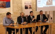 Дејан Антић на обележавању 120. годишњице од оснивања Удружења ратних добровољаца 1912-1918. у Музеју Херцеговине у Требињу 