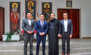 Дејан Антић на новогодишњем пријему у Богословији Св. Кирила и Методија у Нишу