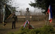 Дејан Антић и Лав Григорије Пајкић на скупу Савеза ветерана са Кошара