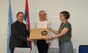 Барошевић и Јелача на додели донације Савезу глувих и наглувих Србије