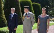 Положени венци на Споменик захвалности Француској на Калeмегдану