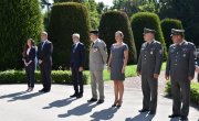 Положени венци на Споменик захвалности Француској на Калeмегдану