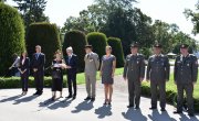 Положени венци на Споменик захвалности Француској на Калeмегдану