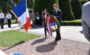 Положени венци на Споменик захвалности Француској на Калeмегдану