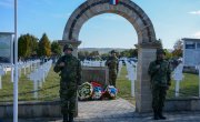 Положени венци и одата почаст страдалим српским и француским  војницима у Првом светском рату у Зајечару