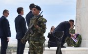 Почаст српским ратницима на месту команде Солунског фронта у Поликастру