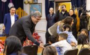 Министар Старовић на Божић у Дечијем селу