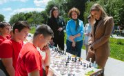 Патријарх Порфирије и министарка Ђурђевић отворили шаховски турнир за децу Космета и Републике Српске