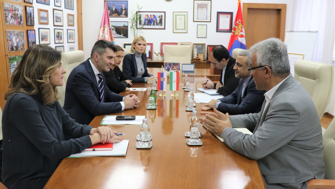 Министар Ђорђевић примио у опроштајну посету амбасадора Ирана