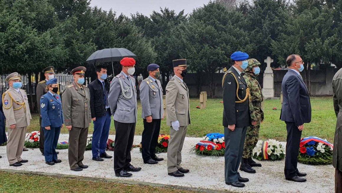 положени венци и одата почаст аустроугарским војницима  палим у првом светском рату