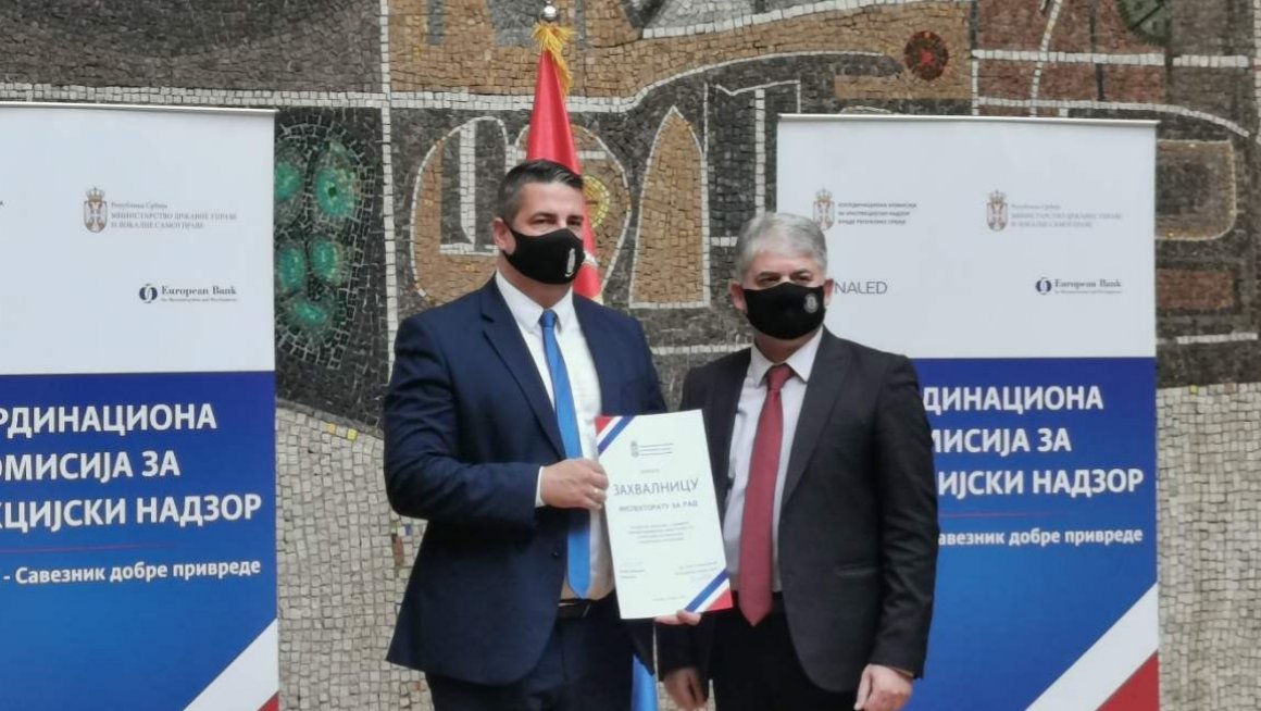 Изузетан допринос Инспектората за рад у примени противепидемијских мера