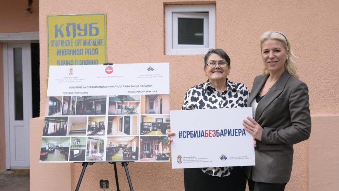 Селаковић посетио реновиране просторије Савеза инвалида рада Војводине
