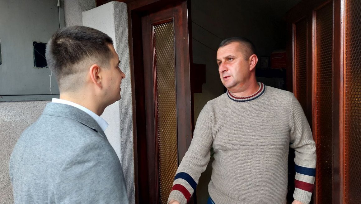 Дејан Антић посетио породицу Ненада Филиповића борца са Кошара